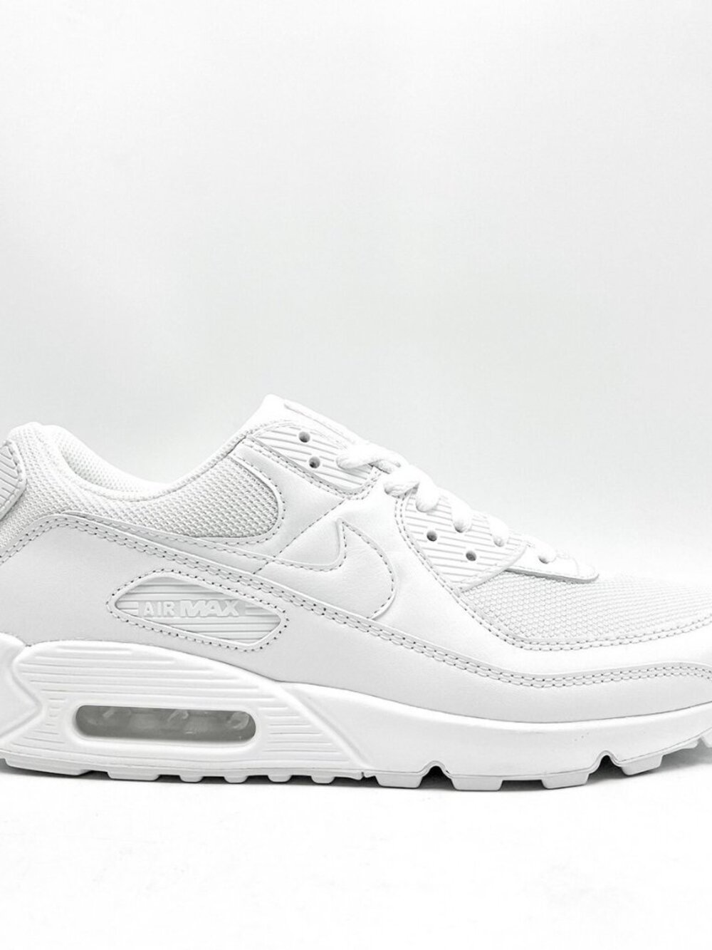 Nike Air  Men's Max 90 Recraft Triple White (CN8490 100), Size 8